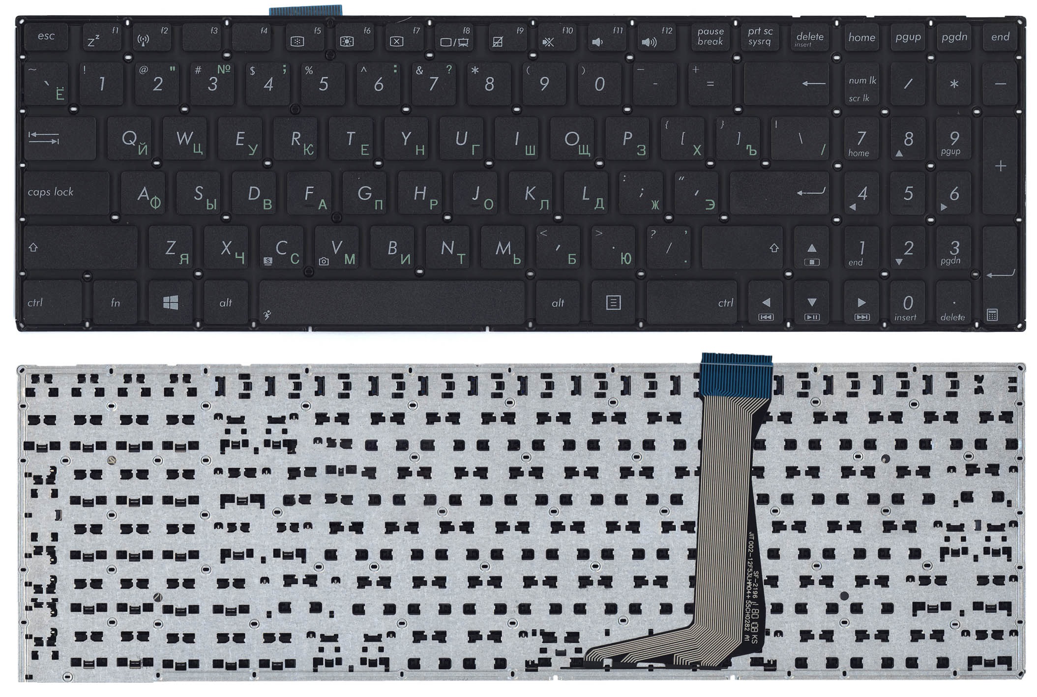 Клавиатура для Asus E502 черная